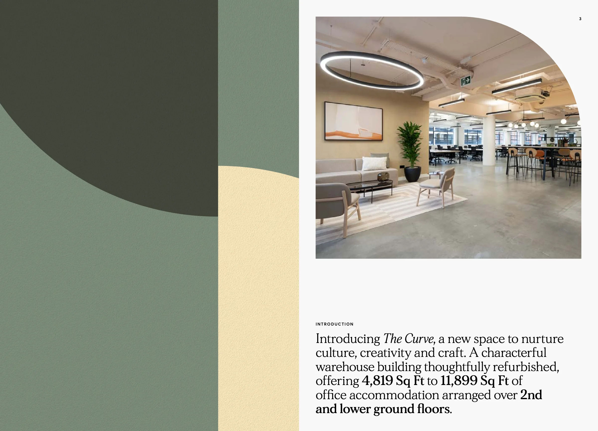 The Curve, Old Street brochure, page 3
