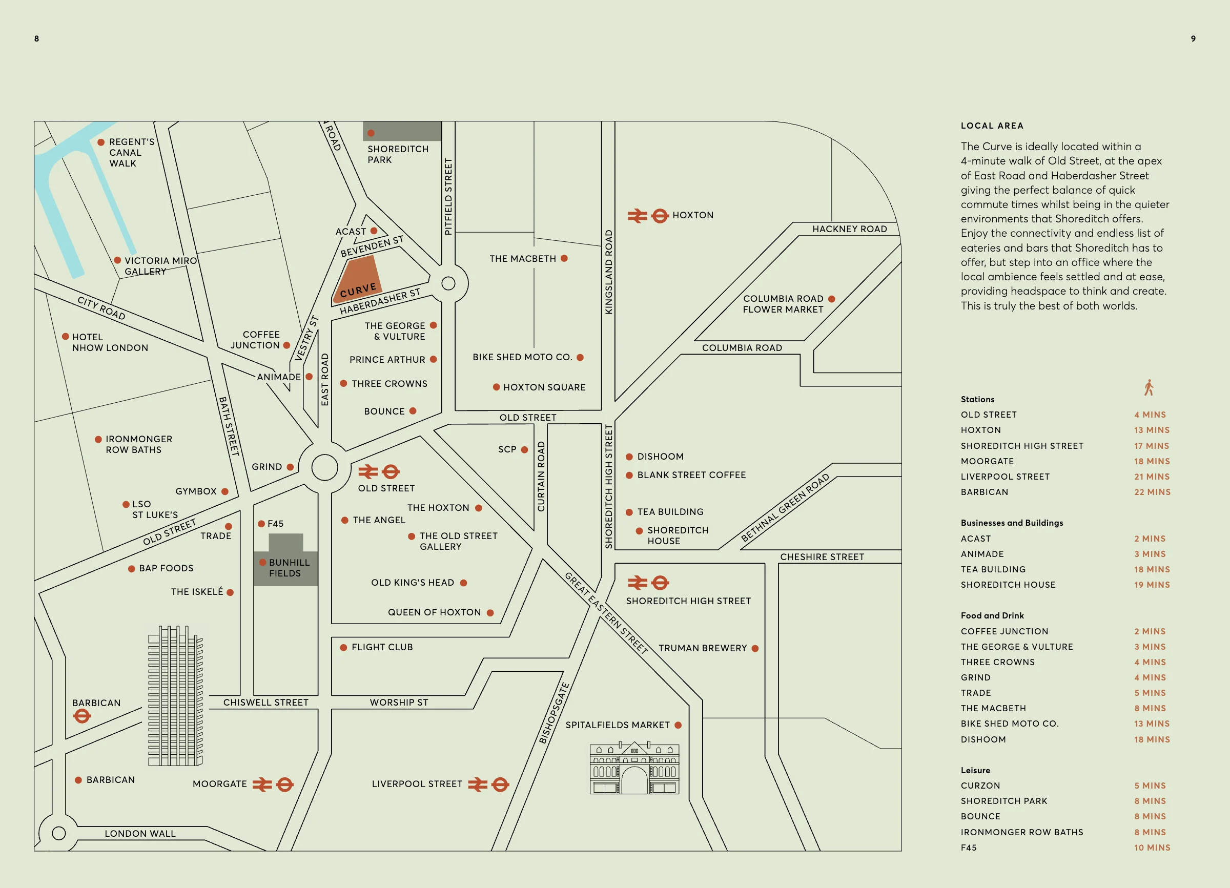 The Curve, Old Street brochure, page 6